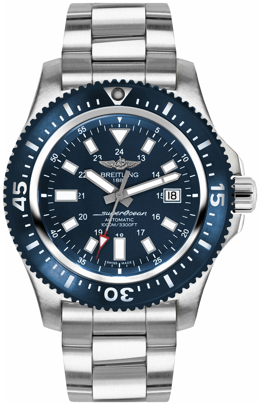 Bilde av Breitling Herreklokke Y17393161c1a1 Superocean 44 Blå/stål Ø44 Mm