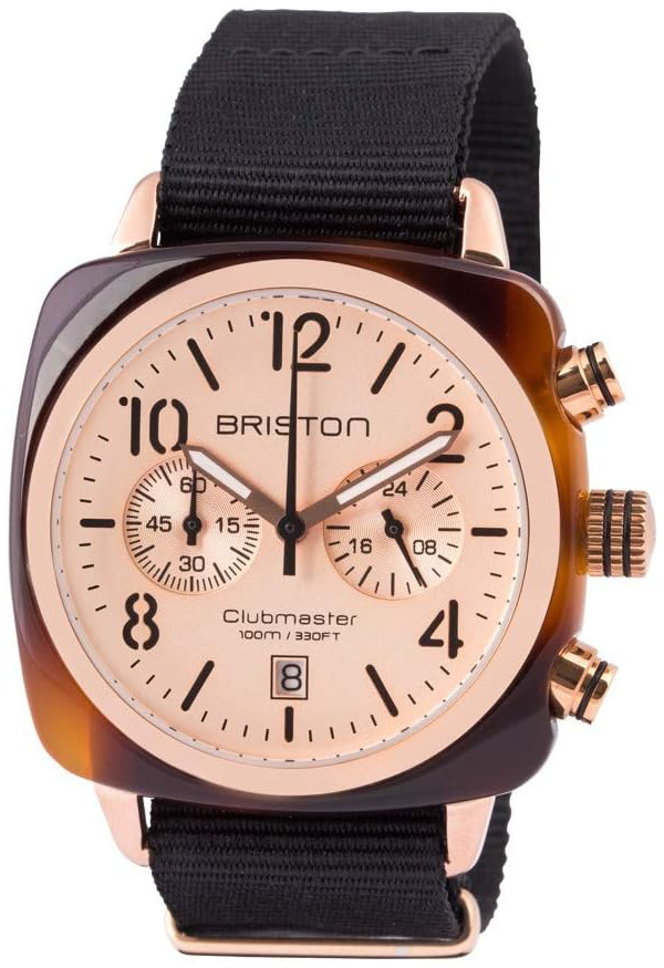 Briston 14140-PRA-T-6-NB Clubmaster Rosegullfarget/Tekstil