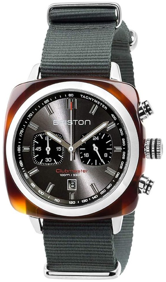 Briston Herreklokke 17142.SA.TS.11.NG Sport Grå/Tekstil