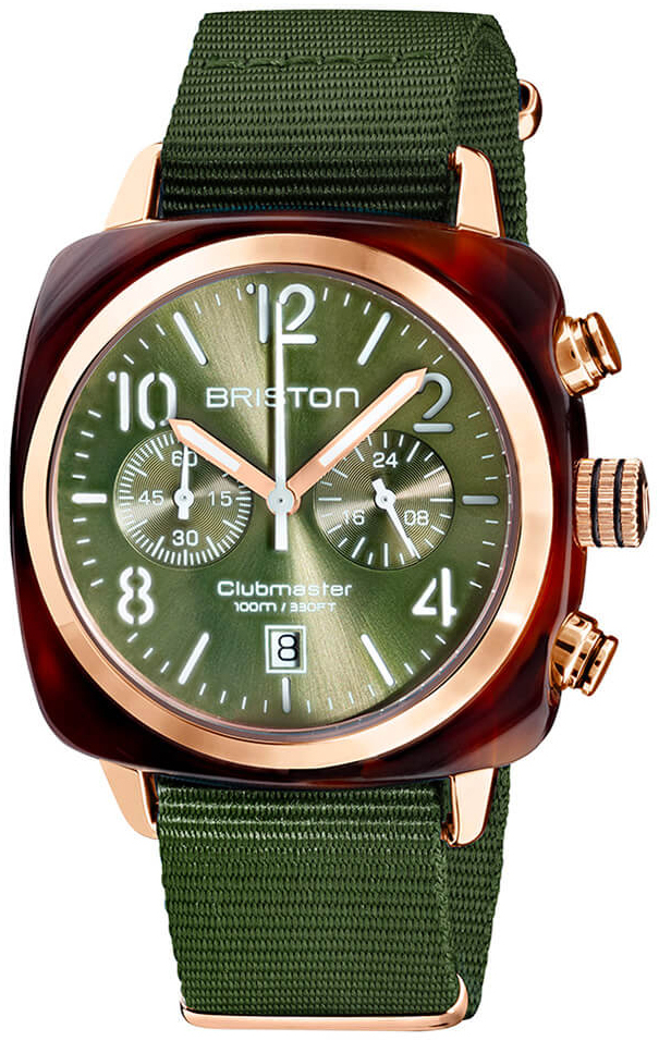 Briston Herreklokke 19140.PRA.T.26.NOL Classic Grønn/Tekstil
