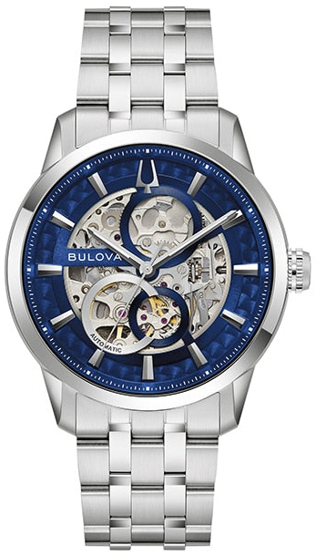 Bulova Herreklokke 96A331 Sutton Blå/Stål Ø40 mm