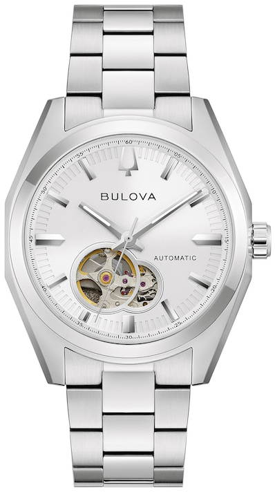 Bulova Herreklokke 96A345 Surveyor Hvit/Stål Ø39 mm