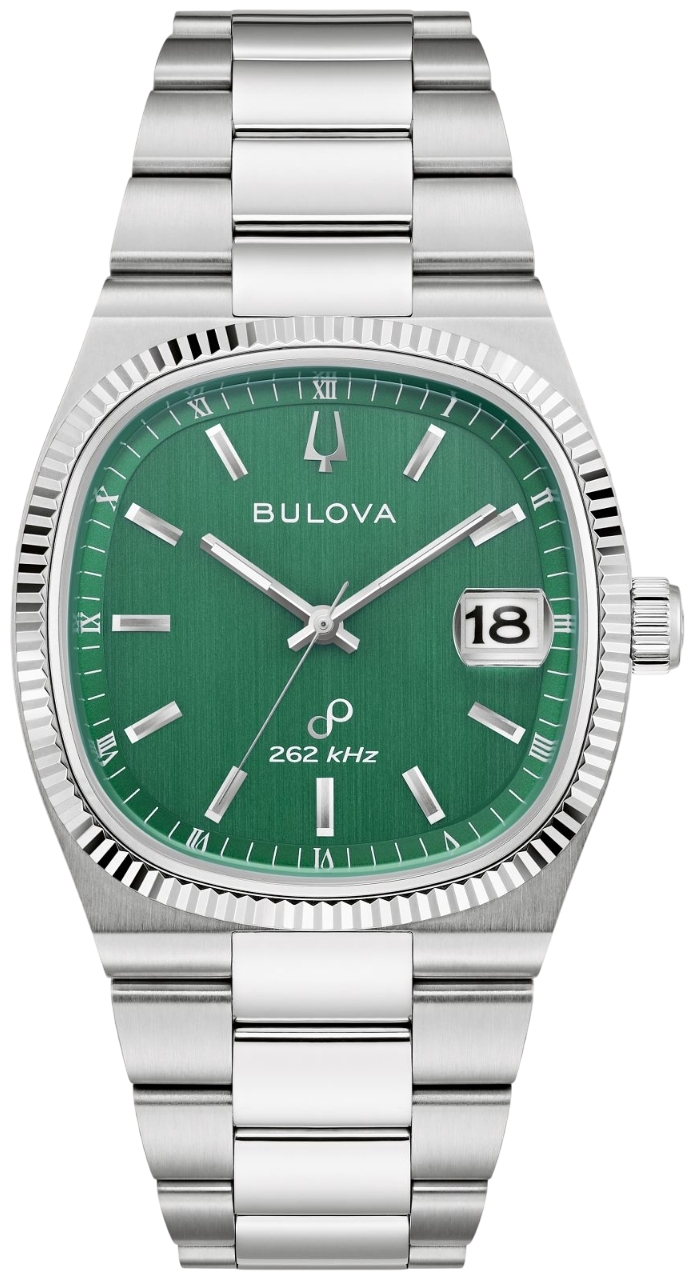 Bulova Herreklokke 96B439 Super Seville Grønn/Stål Ø38 mm