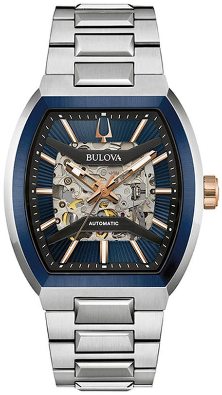 Bulova Herreklokke 98A319 Maquina Blå/Stål