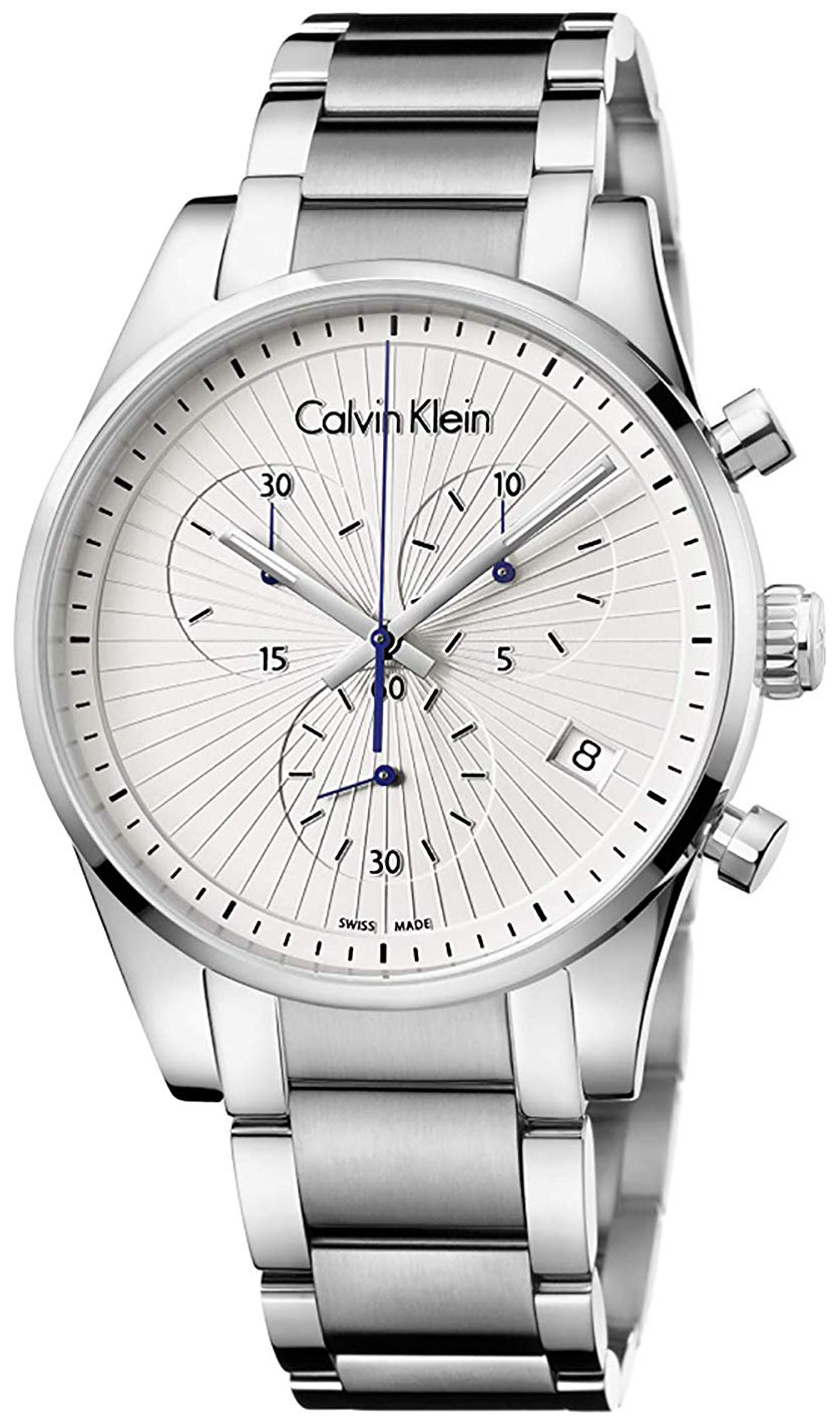 Calvin Klein 99999 Herreklokke K8S27146 Sølvfarget/Stål Ø42 mm - Calvin Klein