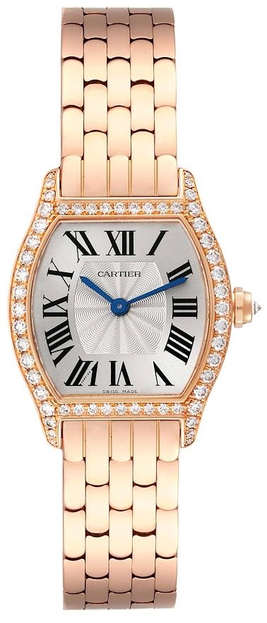 Cartier Tortue Dameklokke WA501010 Sølvfarget/18 karat rosé gull - Cartier