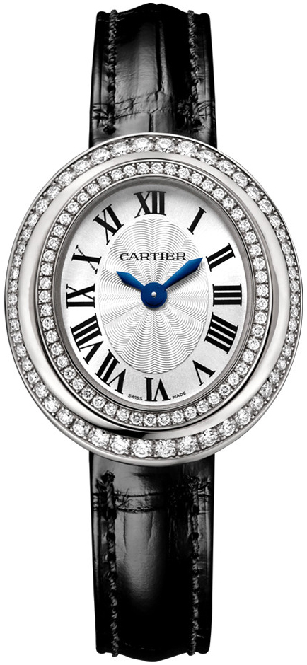 Cartier Hypnose Dameklokke WJHY0004 Sølvfarget/Lær Ø26.2 mm - Cartier