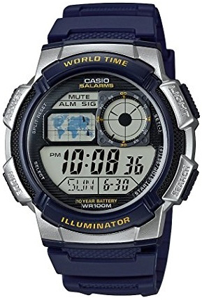 Casio Herreklokke AE-1000W-2AVDF Classic LCD/Resinplast Ø43 mm