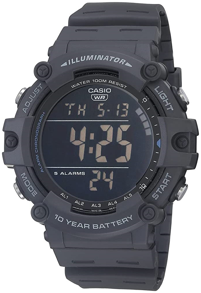 Casio Herreklokke AE-1500WH-8BVCF Classic LCD/Resinplast Ø51 mm