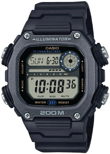 Casio Herreklokke DW-291HX-1AVDF Classic LCD/Resinplast Ø50 mm