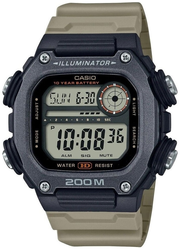 Casio Herreklokke DW-291HX-5AVDF Classic LCD/Resinplast Ø50 mm
