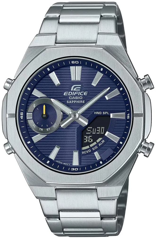 Casio Herreklokke ECB-S10D-2AEF Edifice Blå/Stål Ø43 mm