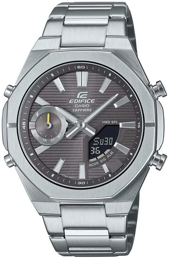 Casio Herreklokke ECB-S10D-8AEF Edifice Grå/Stål Ø43 mm