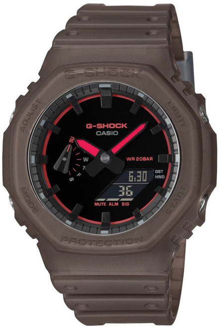 Casio Herreklokke GA-2100K-5AER G-Shock Sort/Resinplast Ø45.4 mm