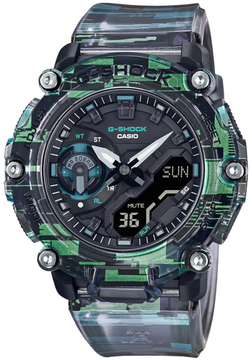 Casio Herreklokke GA-2200NN-1AER Classic LCD/Resinplast Ø47 mm