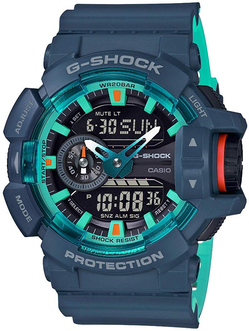 Casio G-Shock Herreklokke GA-400CC-2AER LCD/Resinplast Ø51.9 mm