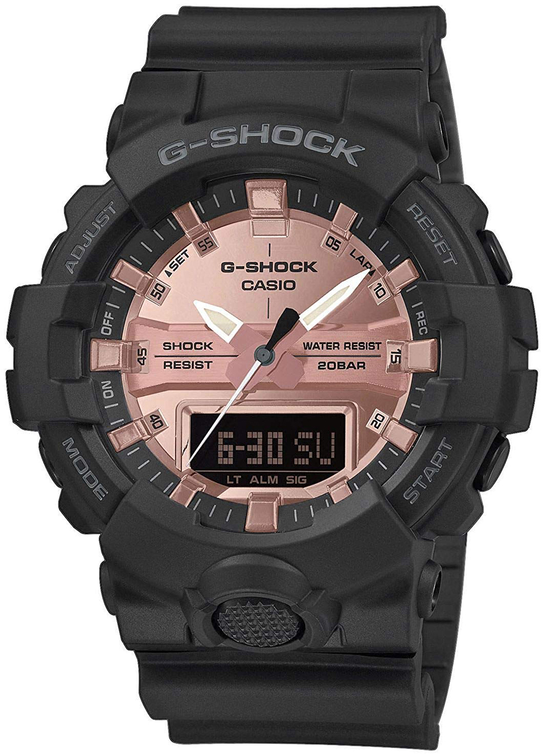 Casio G-Shock Herreklokke GA-800MMC-1AER Rosegullfarget/Resinplast - Casio