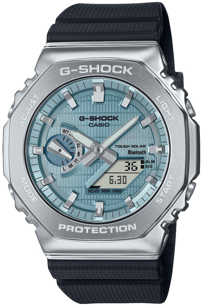 Casio Herreklokke GBM-2100A-1A2ER G-Shock Turkis/Gummi Ø44.4 mm