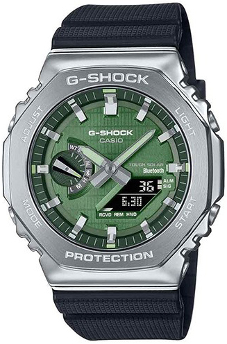 Casio Herreklokke GBM-2100A-1A3ER G-Shock Grønn/Gummi Ø44.4 mm