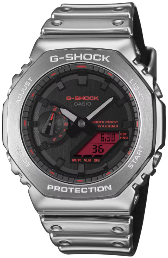 Casio Herreklokke GM-2100YRA-8AER G-Shock Sort/Gummi Ø44.4 mm
