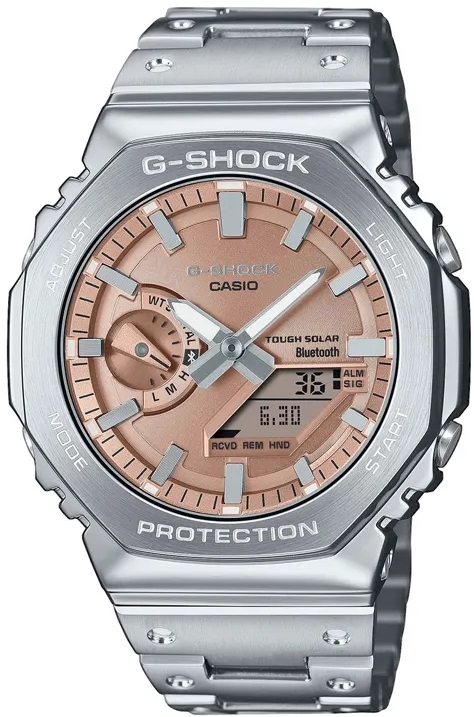 Casio Herreklokke GM-B2100AD-5AER G-Shock Rosa/Stål Ø44.4 mm