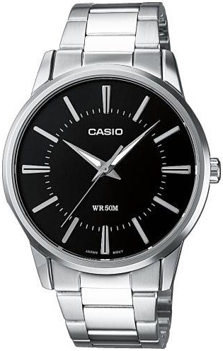 Casio Herreklokke MTP-1303PD-1AVEG Collection Sort/Stål Ø40 mm