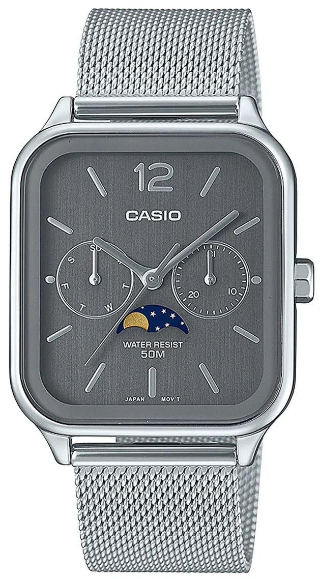 Casio MTP-M305M-8AVER Timeless Collection Standard Grå/Stål Ø34 mm