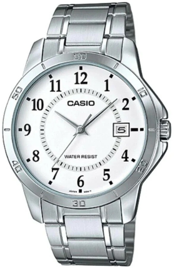 Casio Herreklokke MTP-V004D-7BUDF Classic Hvit/Stål Ø41.5 mm