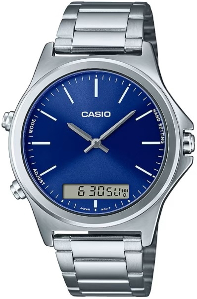 Casio Herreklokke MTP-VC01D-2EUDF Classic Blå/Stål Ø41.5 mm