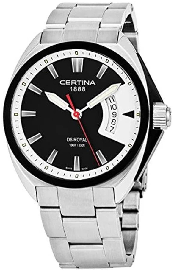 Certina Herreklokke C010.410.11.051.00 Ds Royal Sort/Stål Ø42 mm
