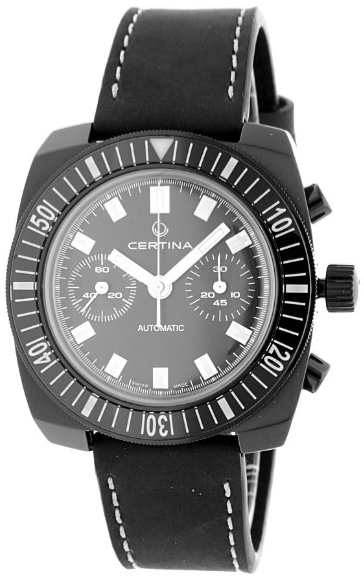 Certina Herreklokke C040.462.36.041.00 DS Chronogrpah Sort/Lær