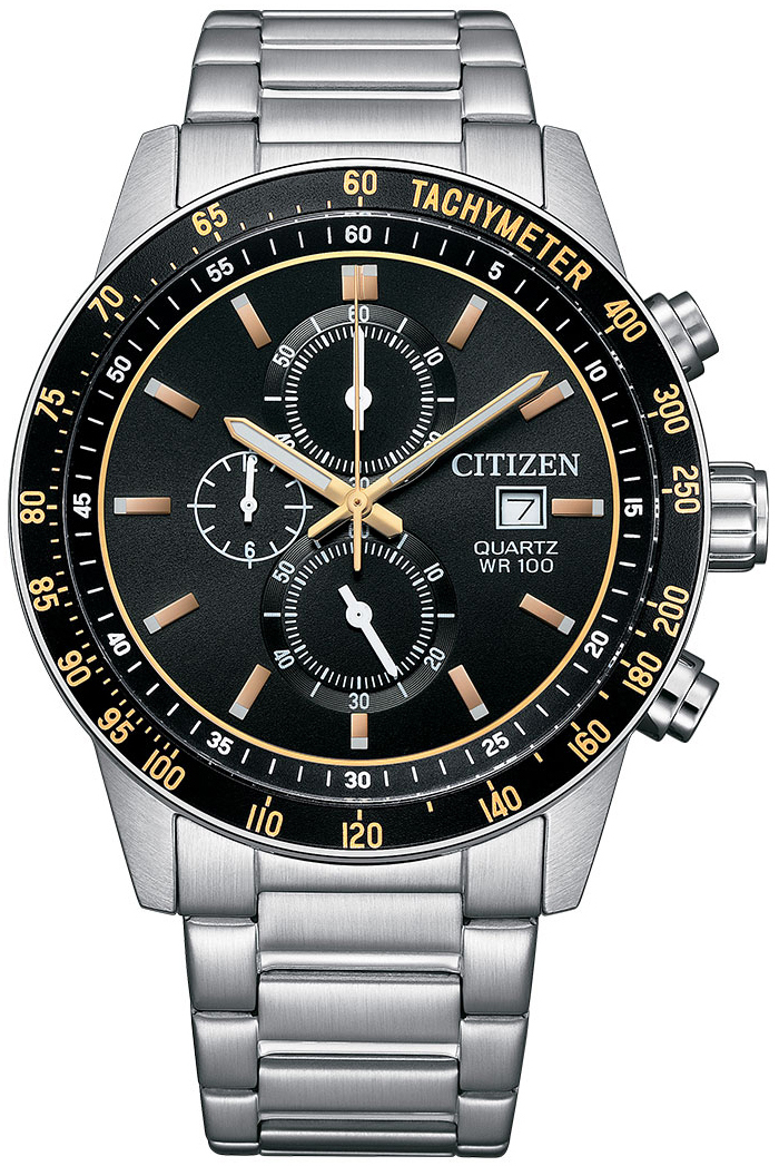 Citizen Herreklokke AN3681-57E Exclusive Sort/Stål Ø44 mm