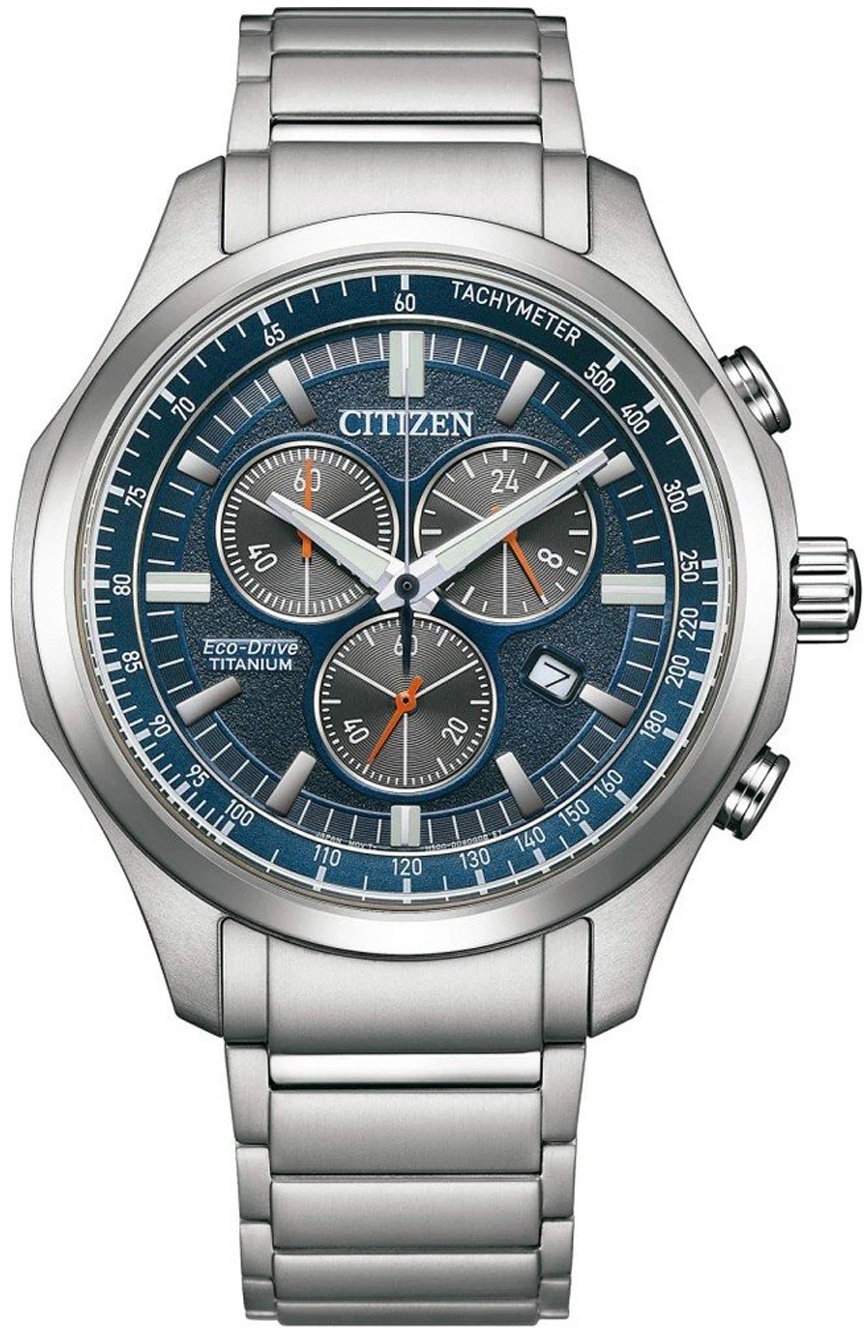 Citizen Herreklokke AT2530-85L Sport Blå/Titan Ø43 mm