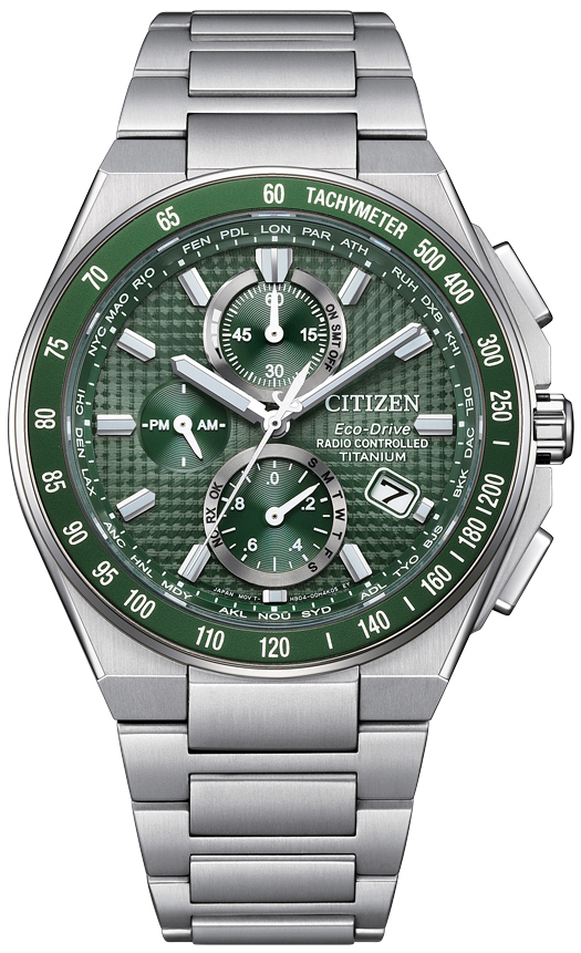 Citizen Herreklokke AT8398-53X Promaster Sky Grønn/Titan Ø41 mm