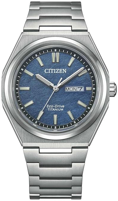 Citizen Herreklokke AW0130-85LE Titanium Blå/Titan Ø39.8 mm
