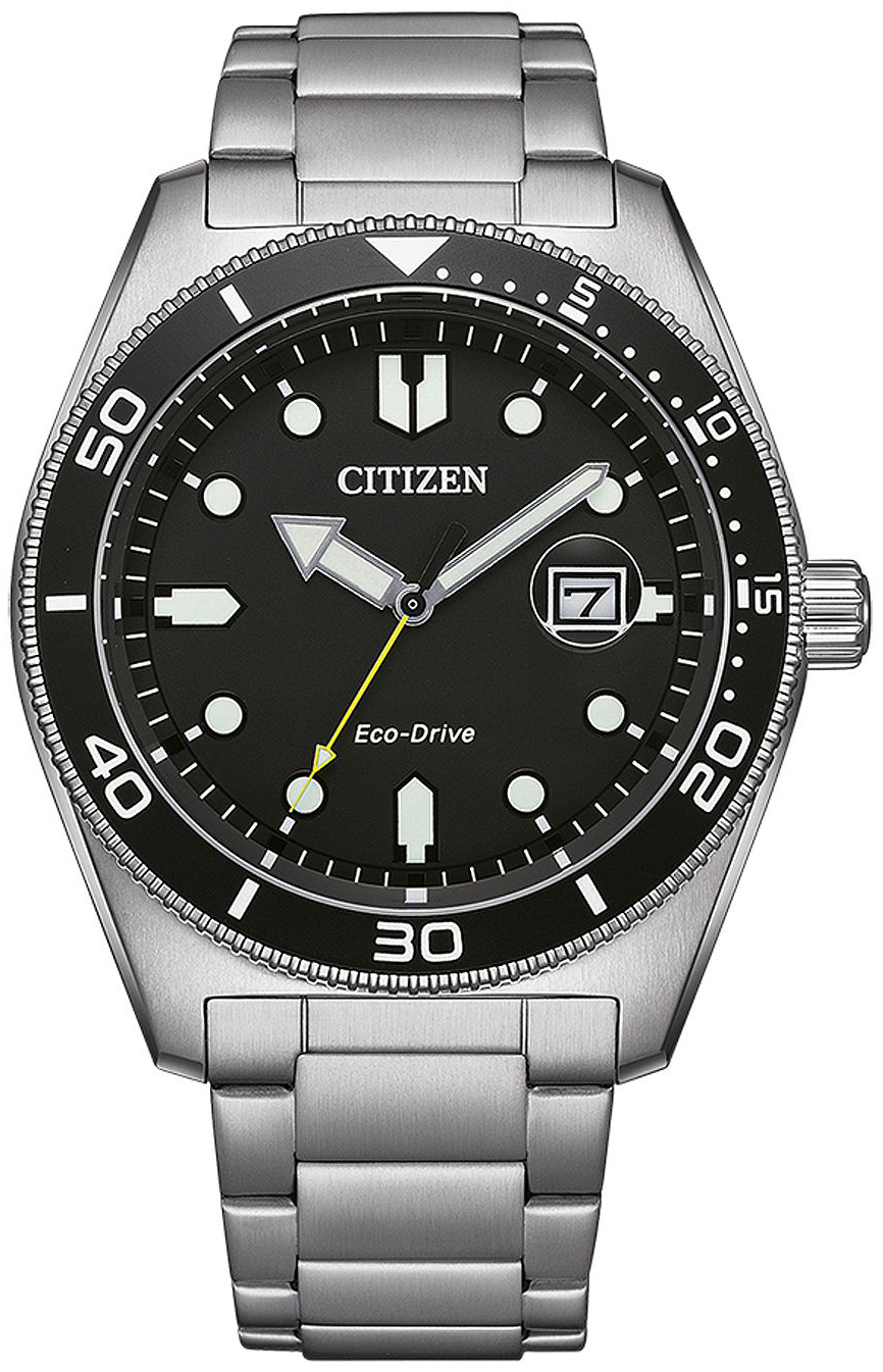 Citizen Herreklokke AW1760-81E Eco Drive Sort/Stål Ø43 mm