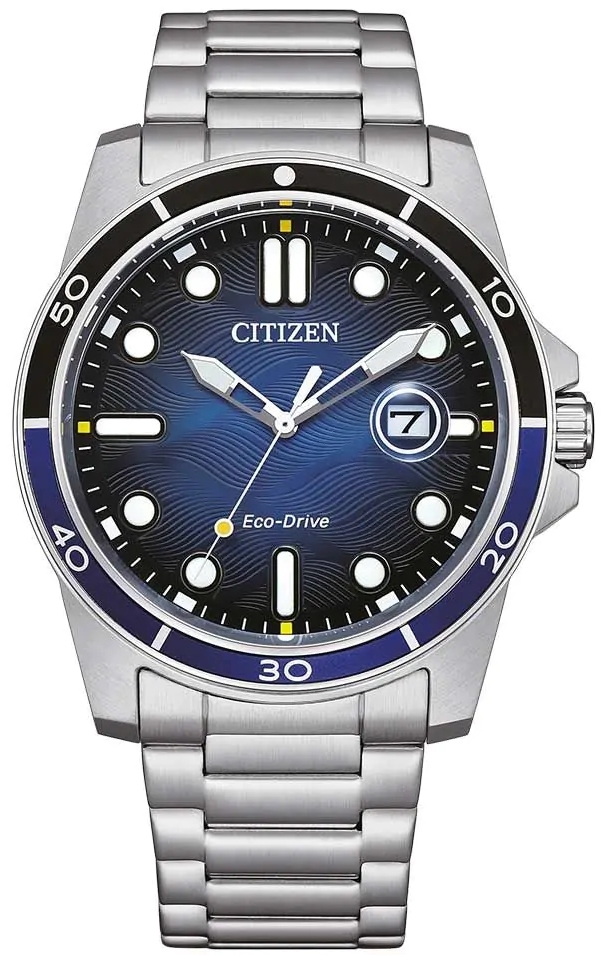 Citizen Herreklokke AW1810-85L Eco Drive Blå/Stål Ø41.5 mm