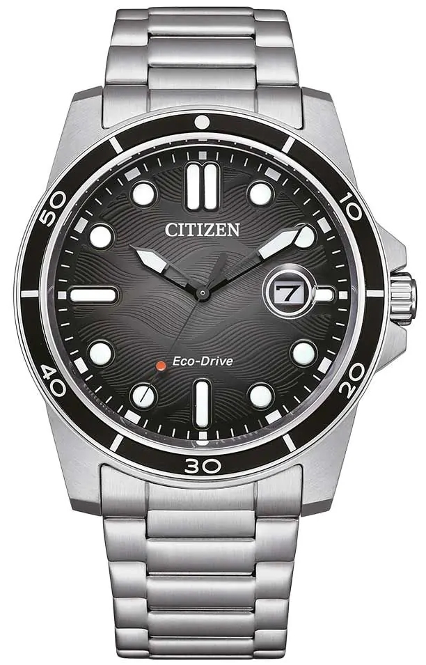 Citizen Herreklokke AW1816-89E Eco Drive Sort/Stål Ø41.5 mm