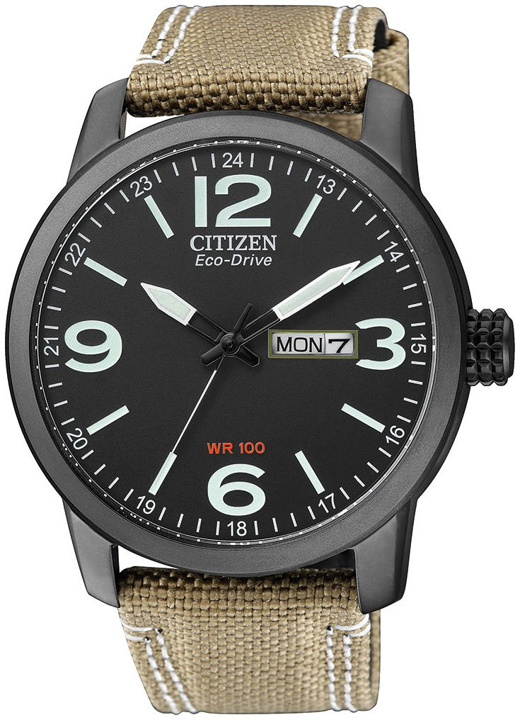 Citizen Herreklokke BM8476-23EC Eco Drive 180 Sort/Lær Ø42 mm