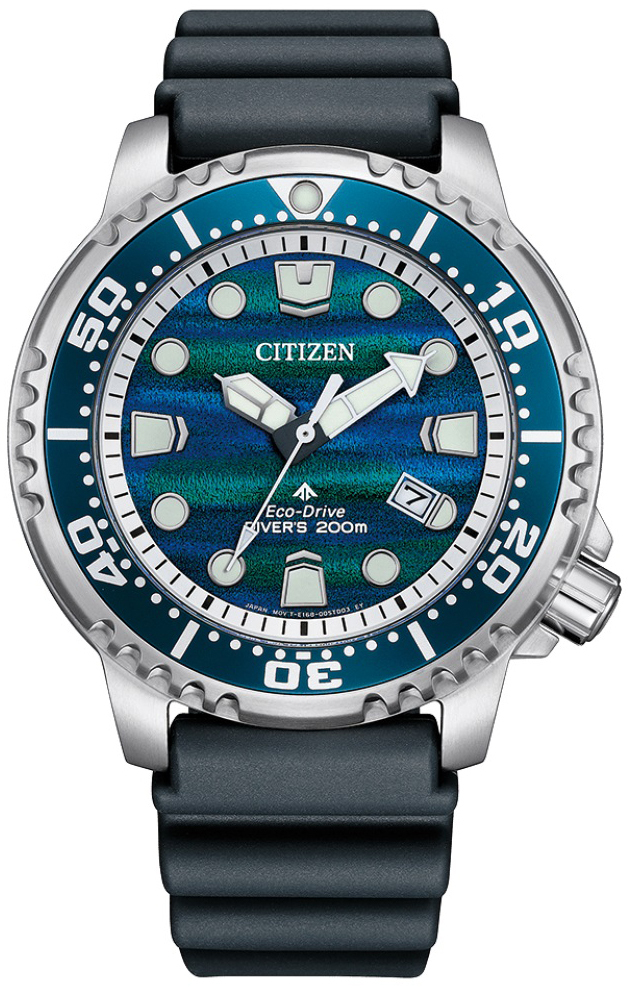 Citizen Herreklokke BN0167-09W Promaster Blå/Gummi Ø44 mm