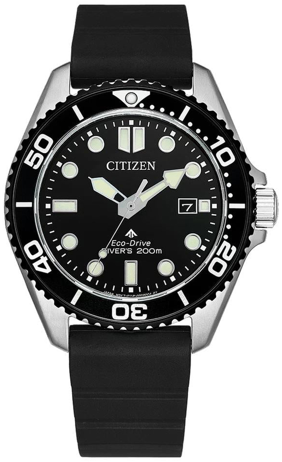 Citizen Herreklokke BN0266-07E Promaster Marine Sort/Gummi Ø41 mm