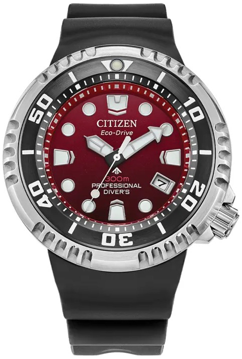 Citizen Herreklokke BN1024-01Z Promaster Rød/Gummi Ø46 mm