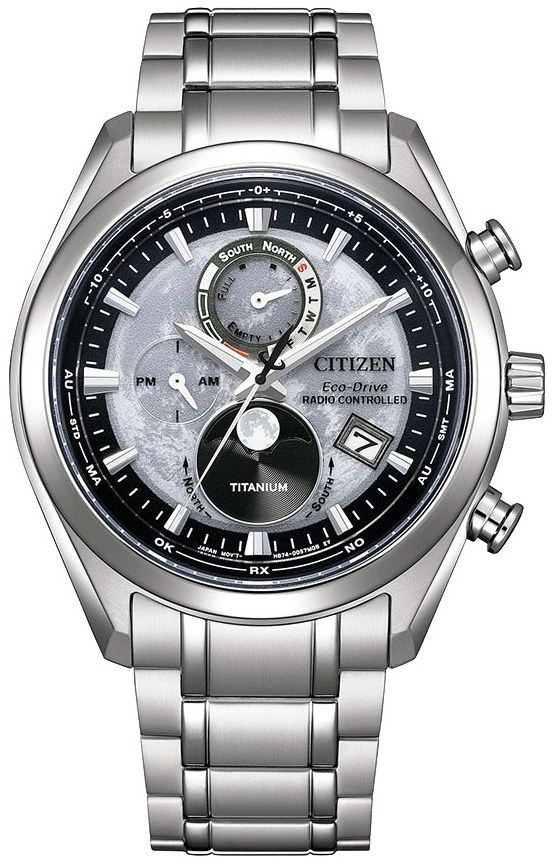 Citizen Herreklokke BY1010-81H Tsuki-yomi Hvit/Titan Ø43 mm