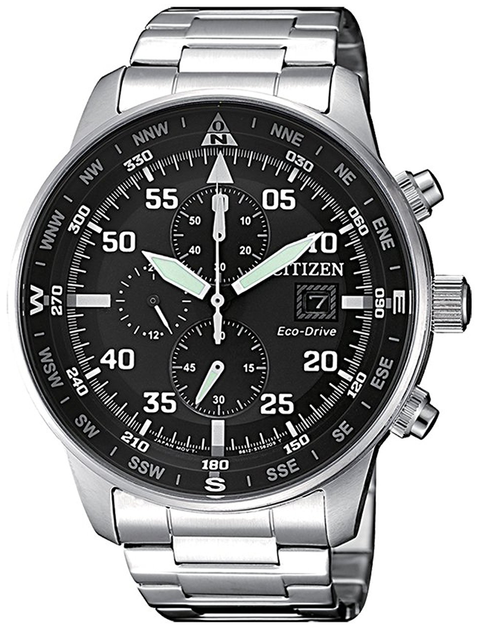 Citizen Herreklokke CA0690-88E Sort/Stål Ø44 mm
