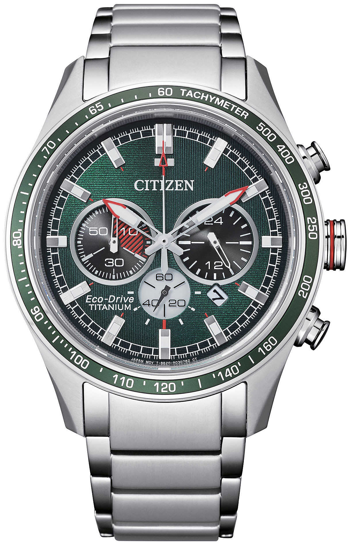 Citizen Herreklokke CA4497-86X Titanium Grønn/Titan Ø43 mm