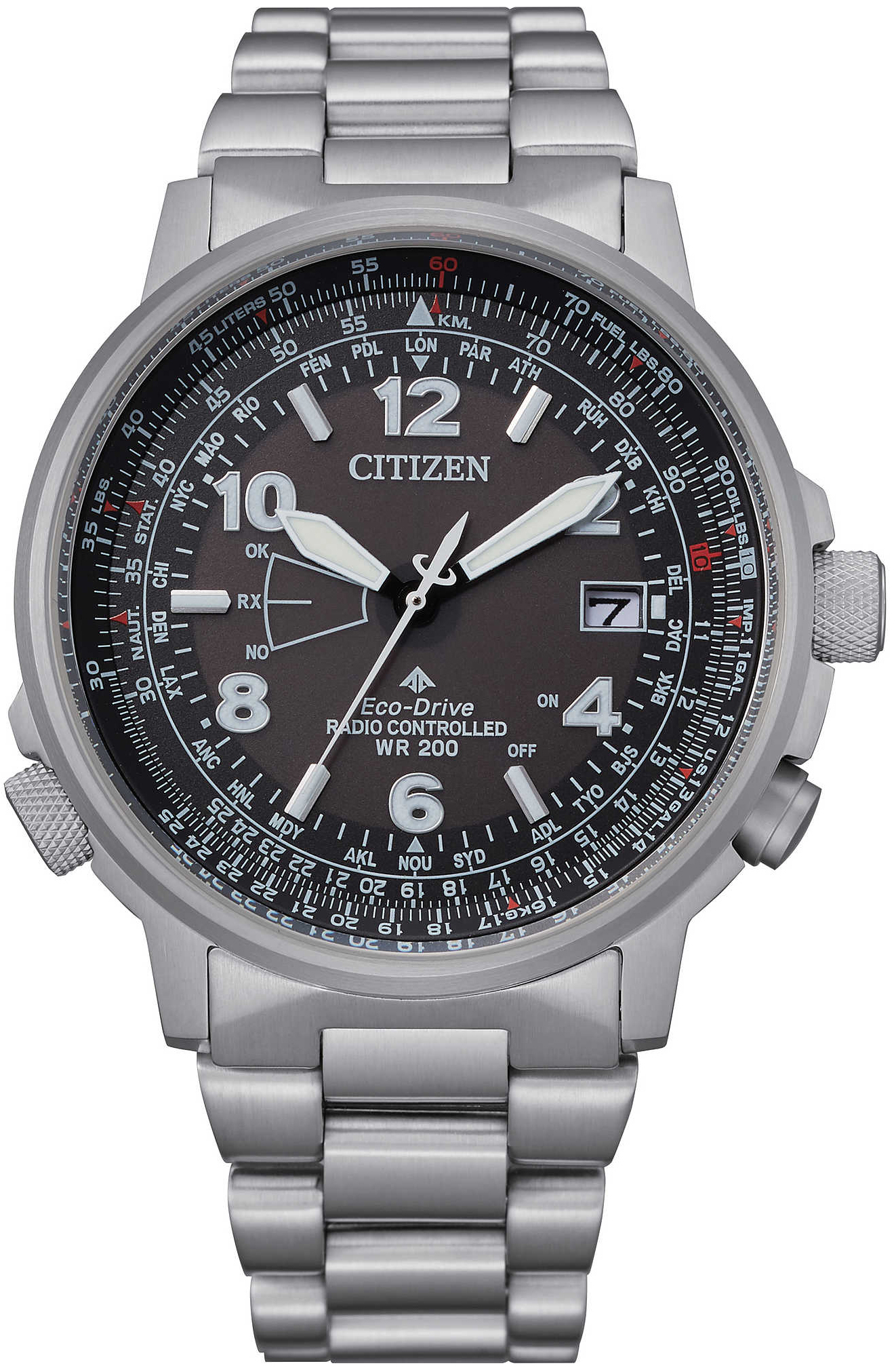 Citizen Herreklokke CB0240-88E Grå/Stål Ø43 mm