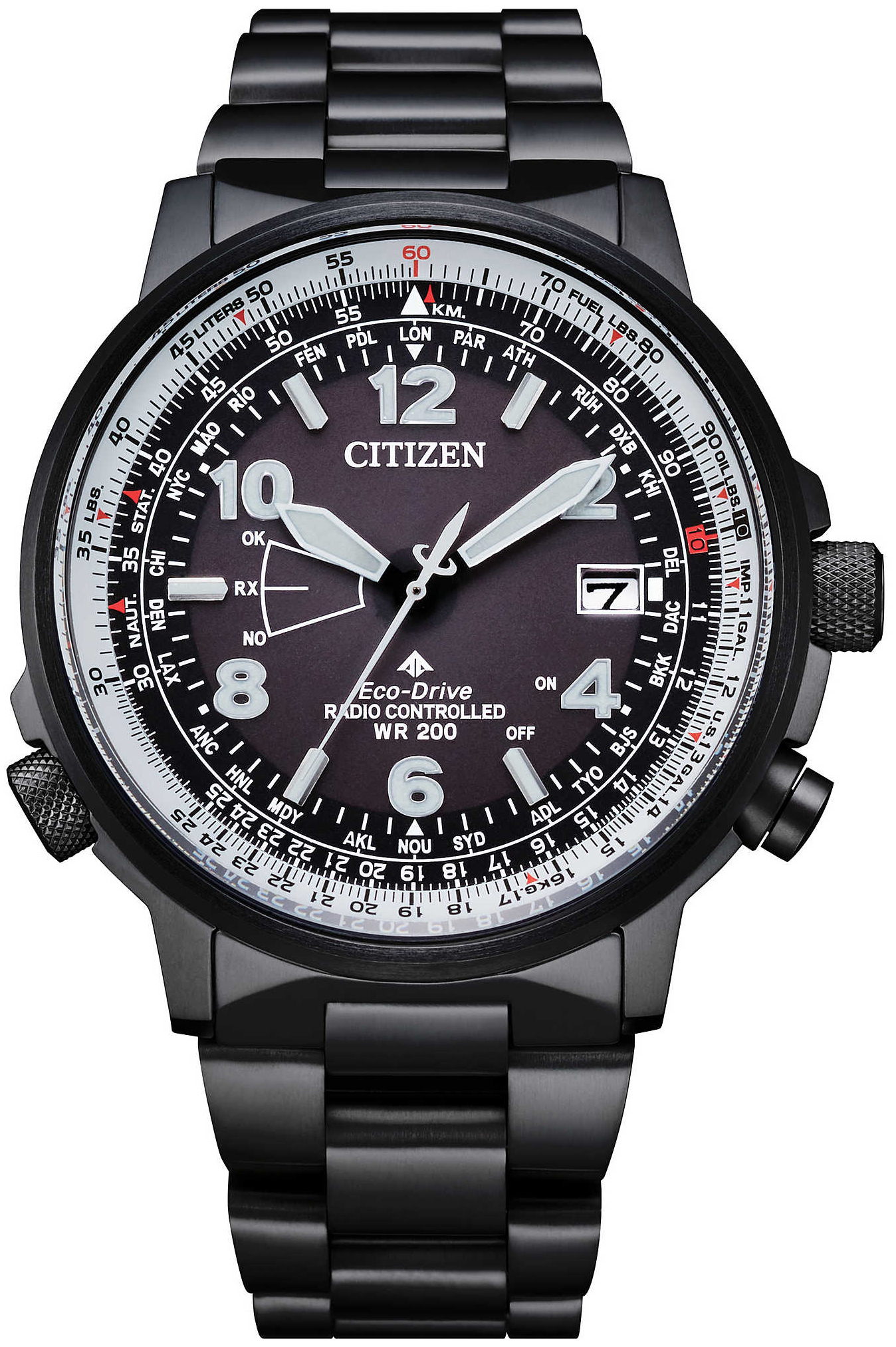 Citizen Herreklokke CB0245-84E Radio Controlled Grå/Stål Ø43 mm