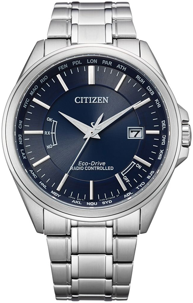 Citizen Herreklokke CB0250-84L Radio Controlled Blå/Stål Ø43 mm