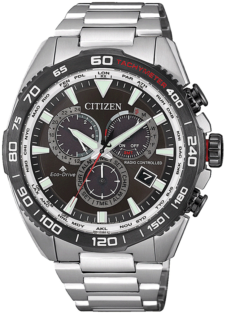 Citizen Herreklokke CB5036-87X Sort/Stål Ø44 mm