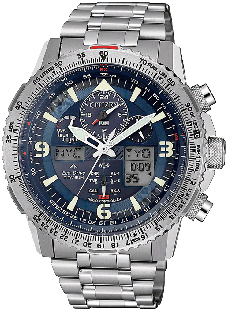 Citizen Herreklokke JY8100-80L Blå/Titan Ø45 mm